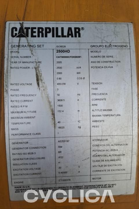 Groupes électrogènes  3516B FDX00291 - 6