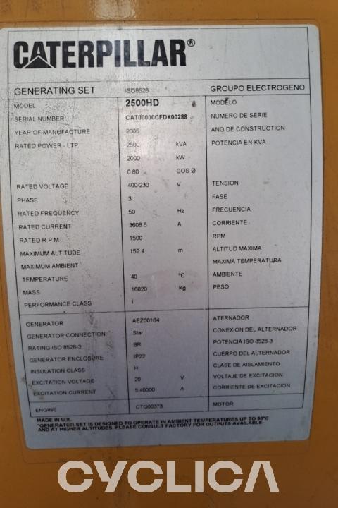 Grupos geradores  3516B FDX00288 - 6