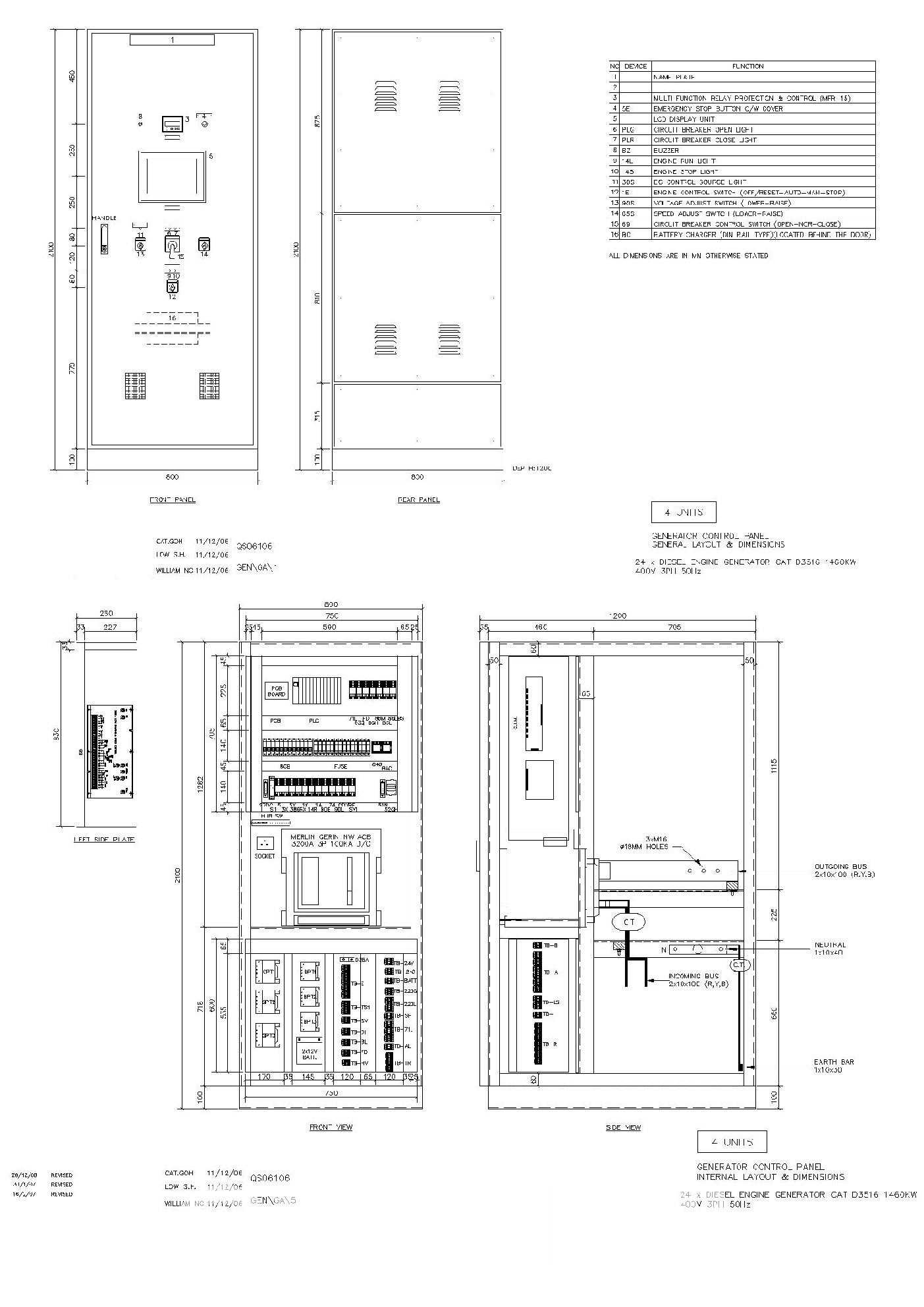 Electric power generators  3516 ZAL00186 - 10