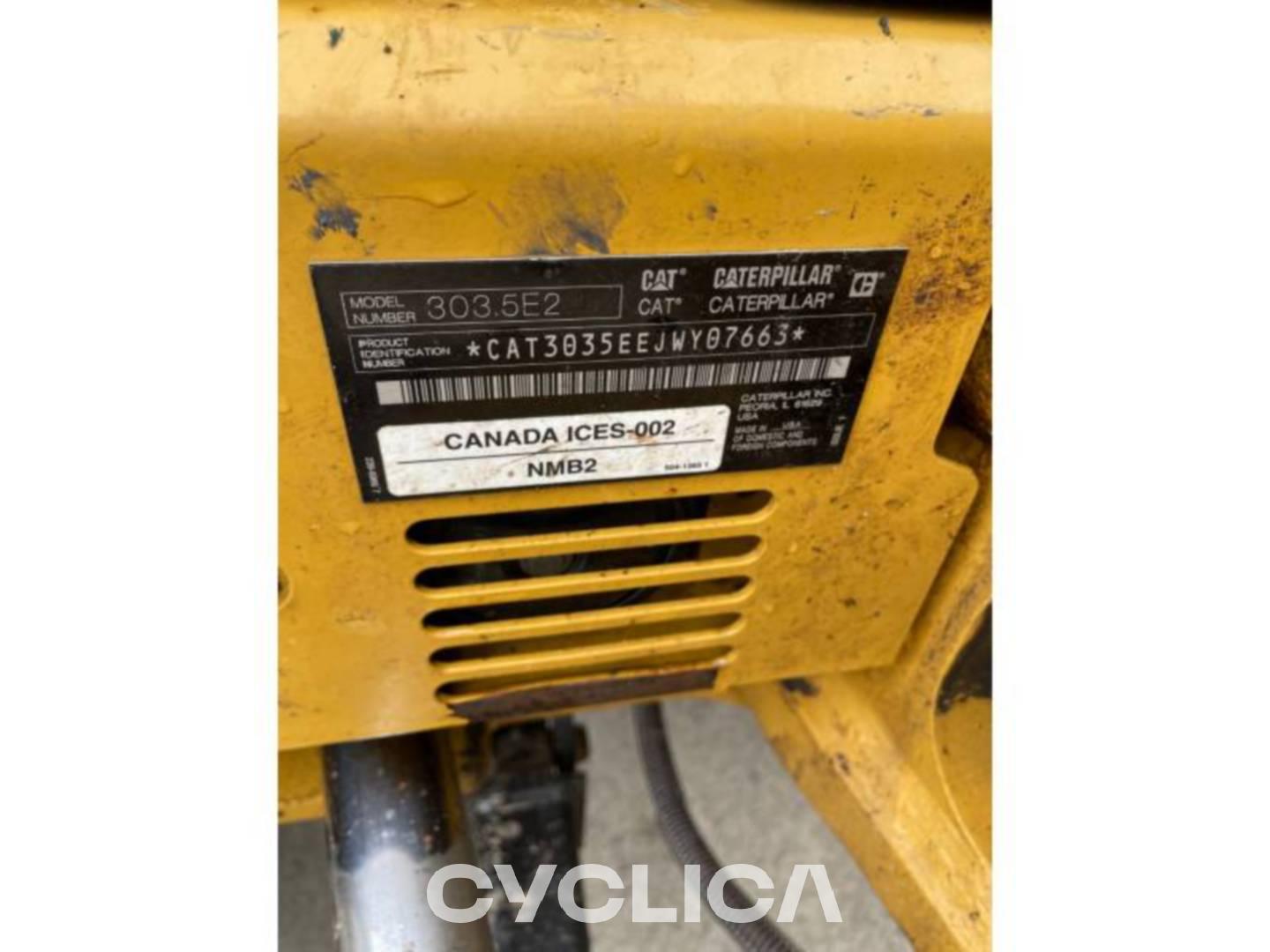 Escavadora de rastos  303.5E2CR JWY07663 - 6