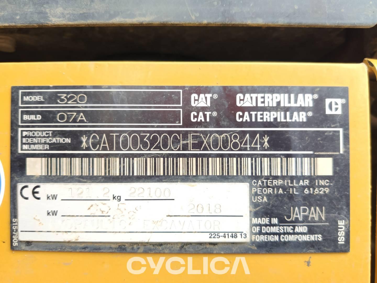 Excavadoras de cadenas  320-07 HEX00844 - 6