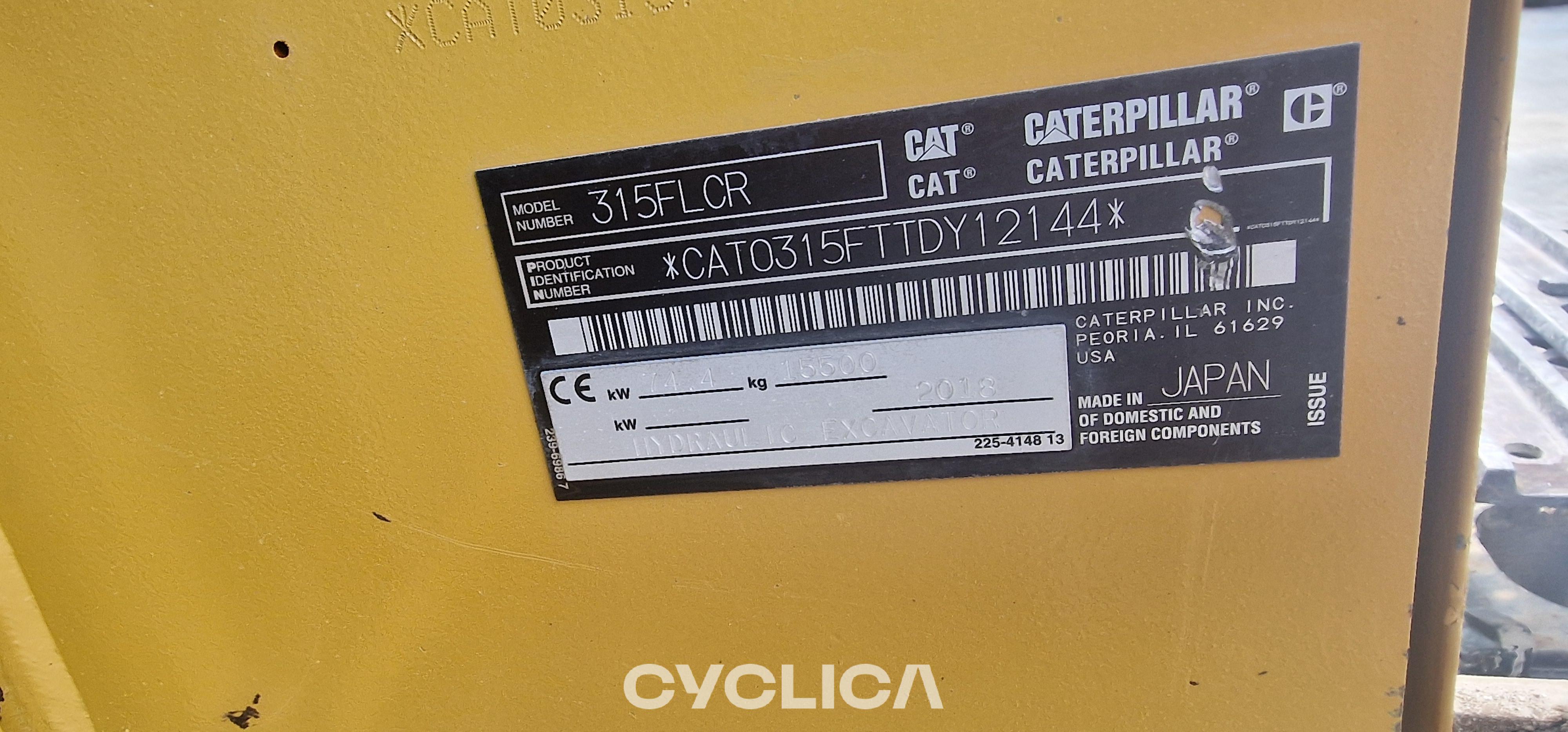 Escavatori cingolati  315F LCR TDY12144 - 2