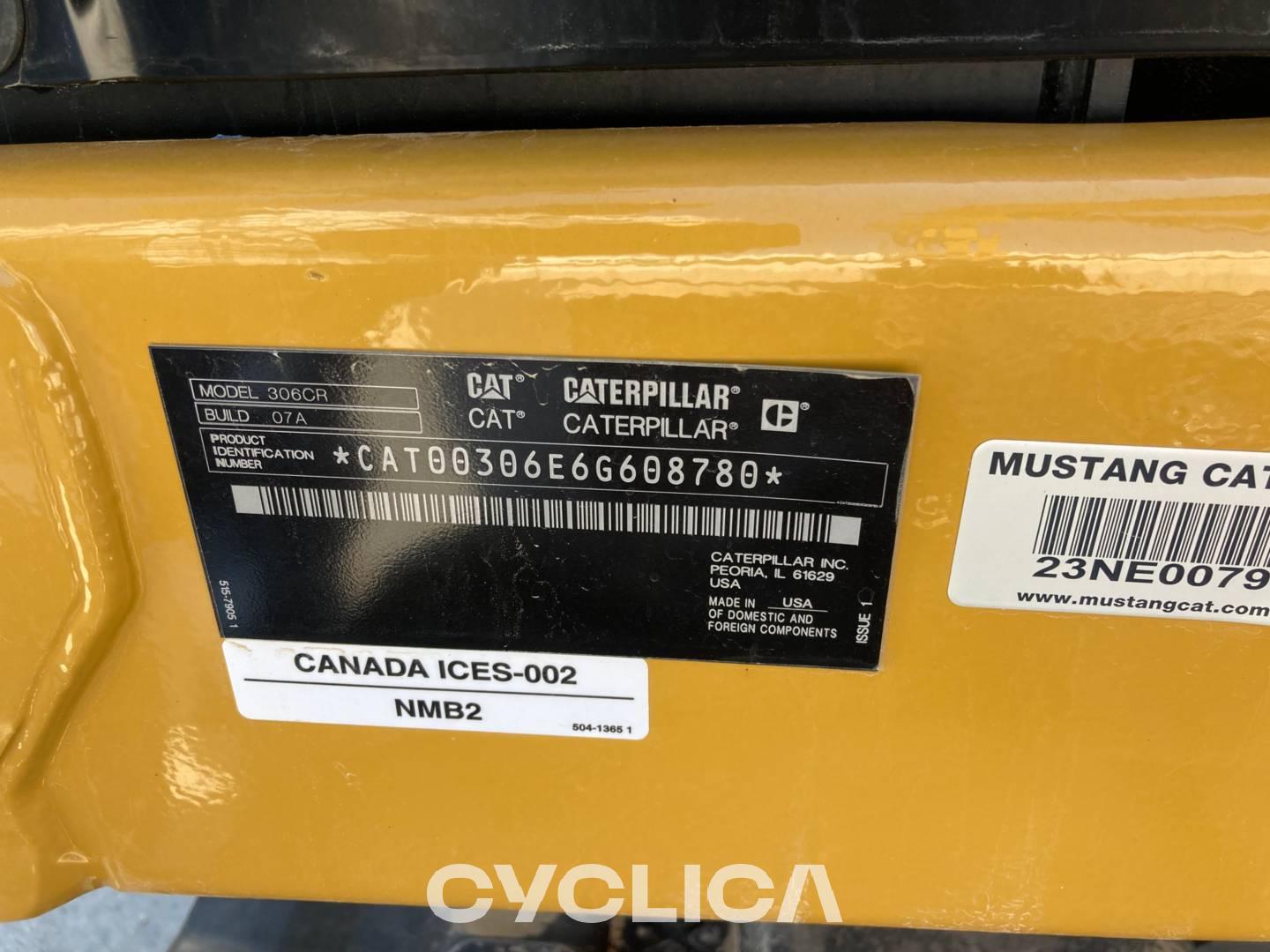 Crawler excavators  306-07CR 6G608780 - 7