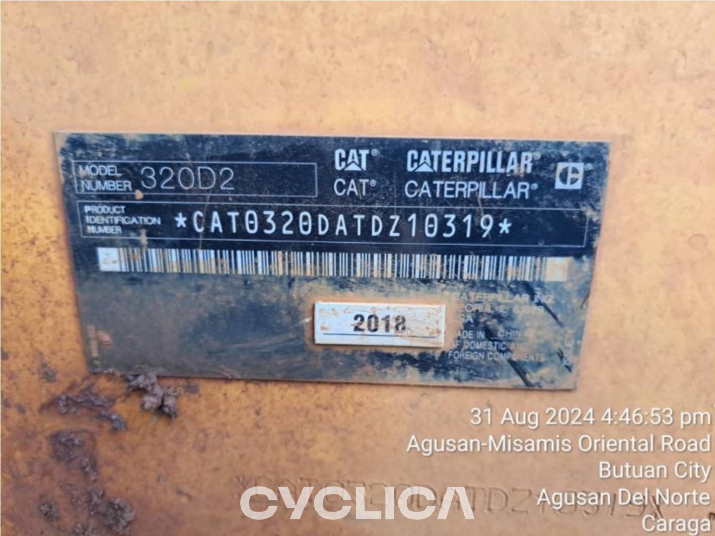 Escavadora de rastos  320D2 TDZ10319 - 6