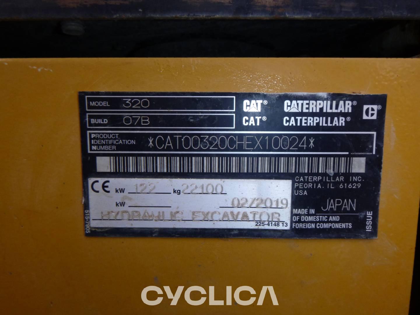 Escavadora de rastos  320-07 HEX10024 - 6