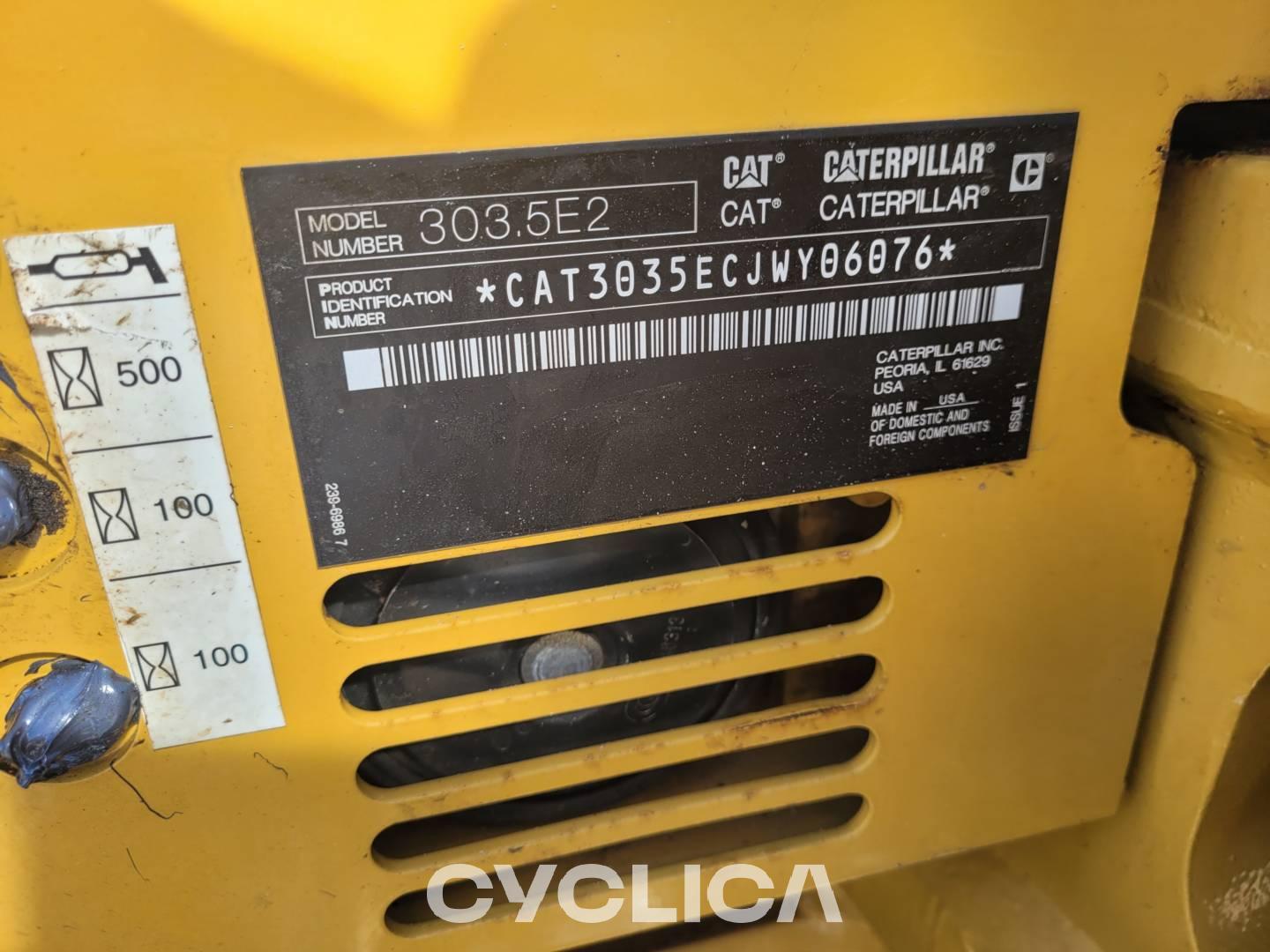 Escavadora de rastos  303.5E2CR JWY06076 - 7