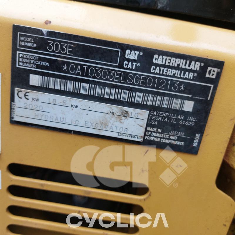 Escavadora de rastos  303 E CR SGE01213 - 12