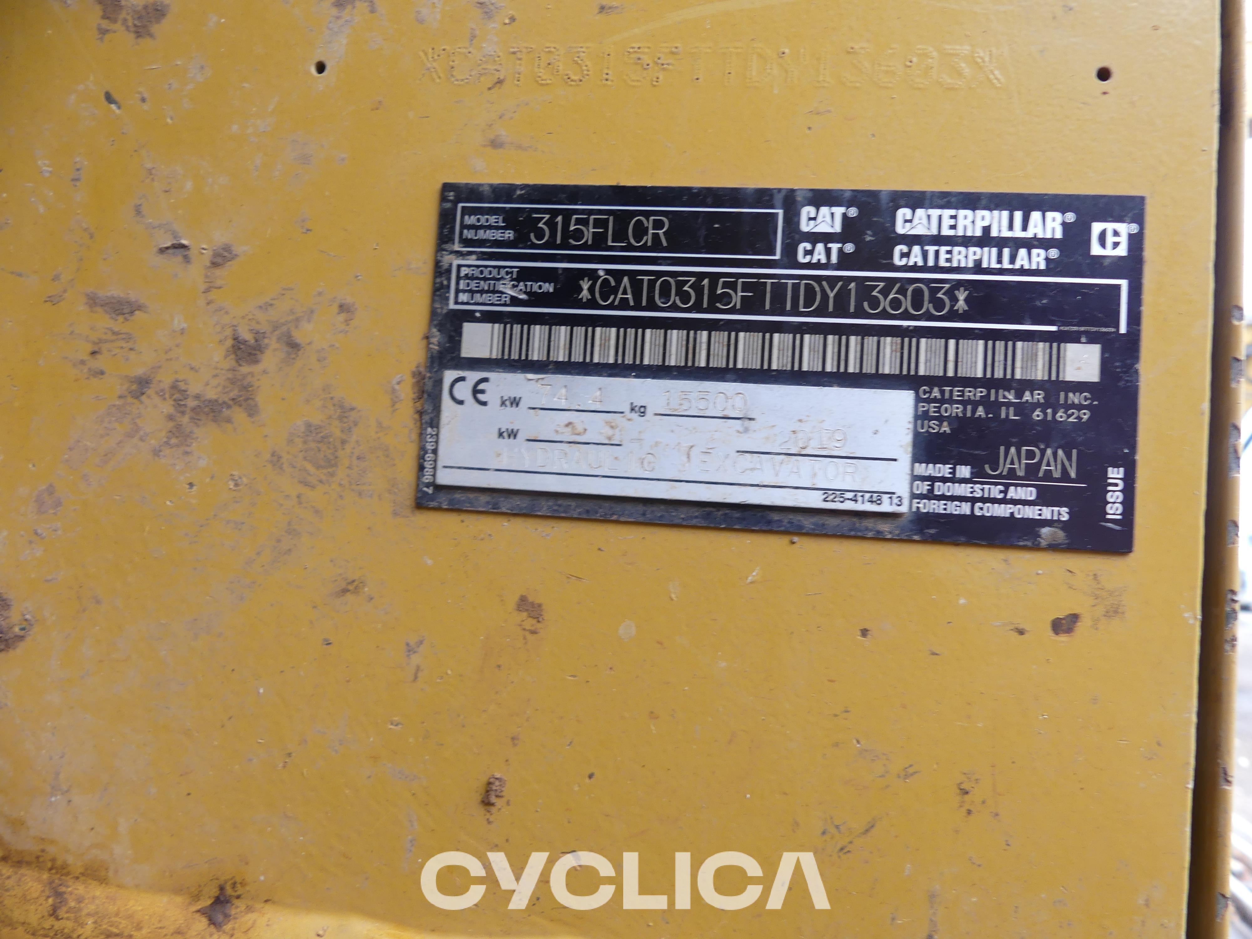 Crawler excavators  315FLCR TDY13603 - 2