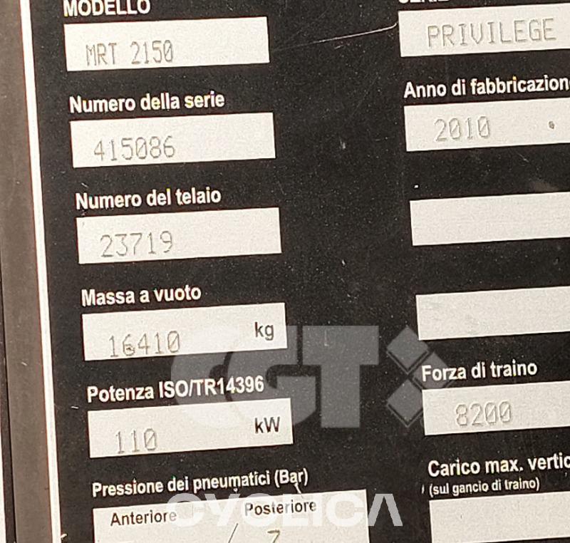 Otras máquinas de construcción usadas  MRT2150 415086 - 14