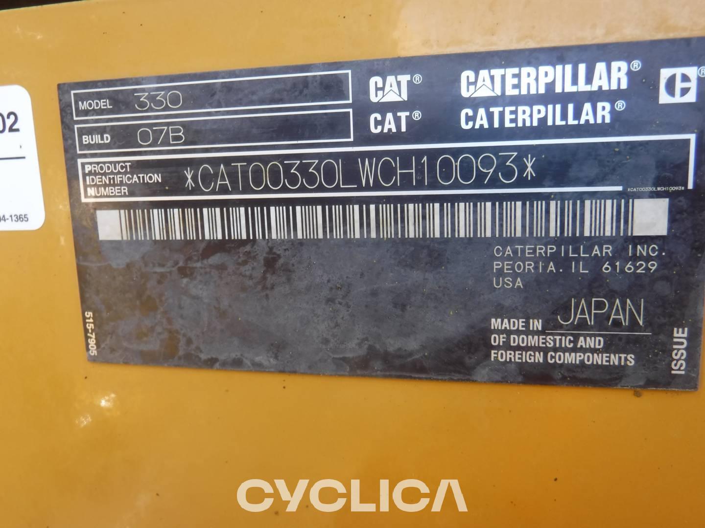 Excavadoras de cadenas  330-07 WCH10093 - 7