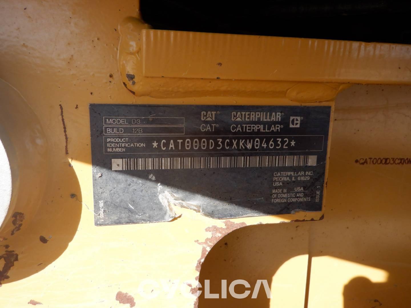 Bulldozers y tractores de cadenas  D3-12 XKW04632 - 6